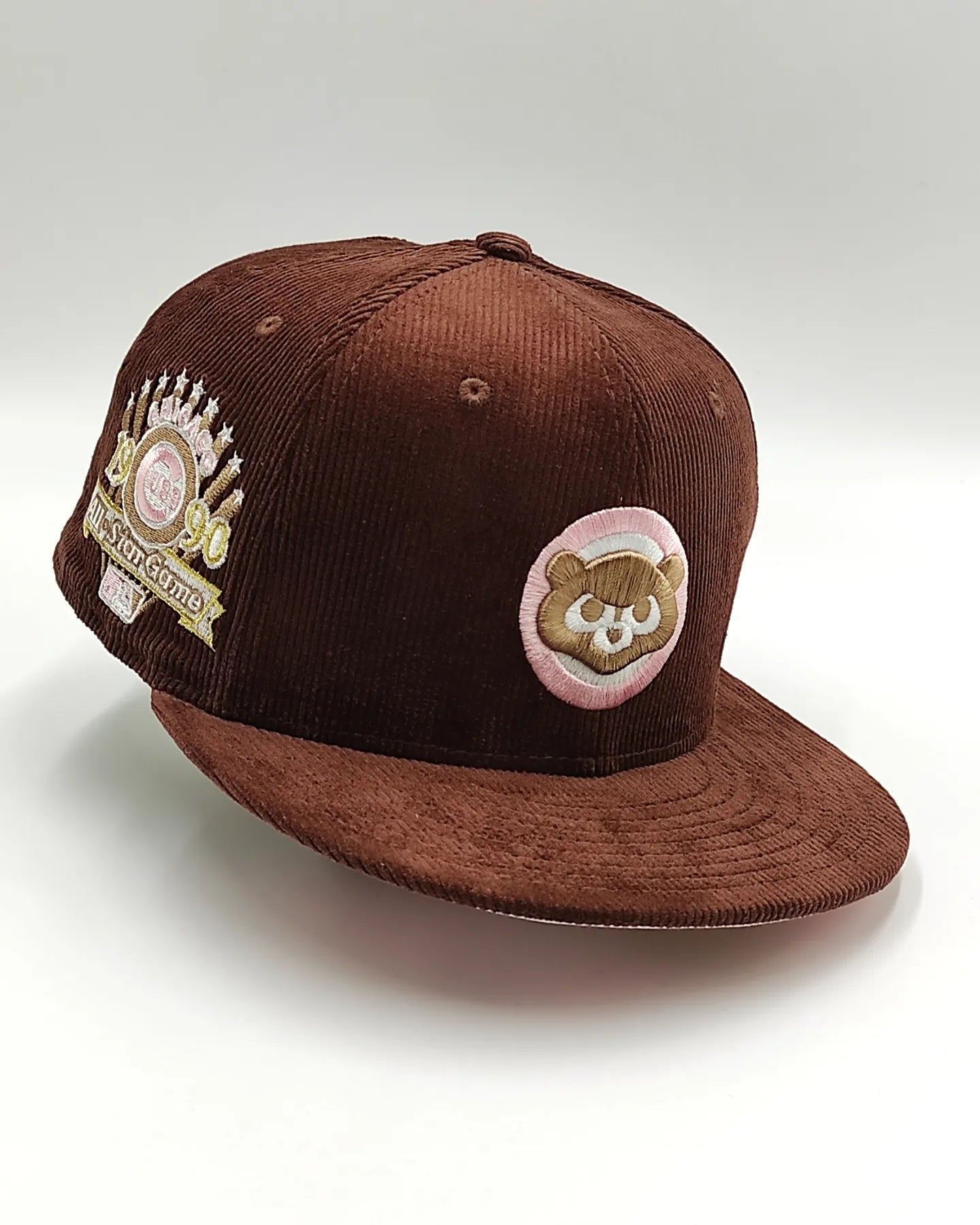 New Era 59FIFTY Jae Tips Forever Chicago Cubs 1990 All Star Game Patch Hat- Tan, Red Tan/Red / 7 3/4