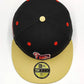 New Era 59fifty big easy Detroit Tigers aniversary patch hat - black, tan