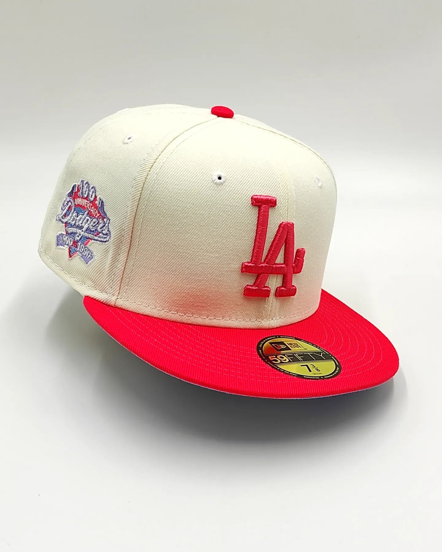 New Era Los Angeles Dodgers 100Th Anniversary Lava Cream Edition 59Fifty