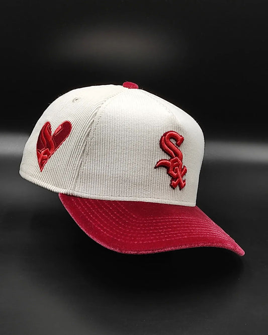 New era White sox corduroy velvet 9forty a frame