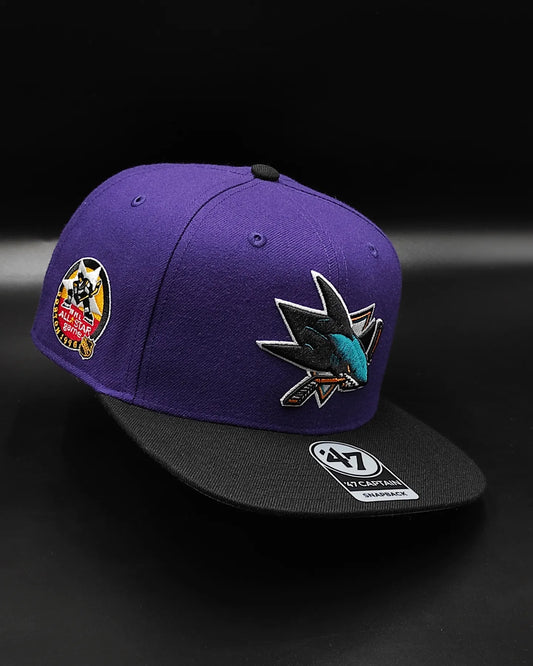 San jose sharks 1996 all star game patch snapback hat - 47 brand