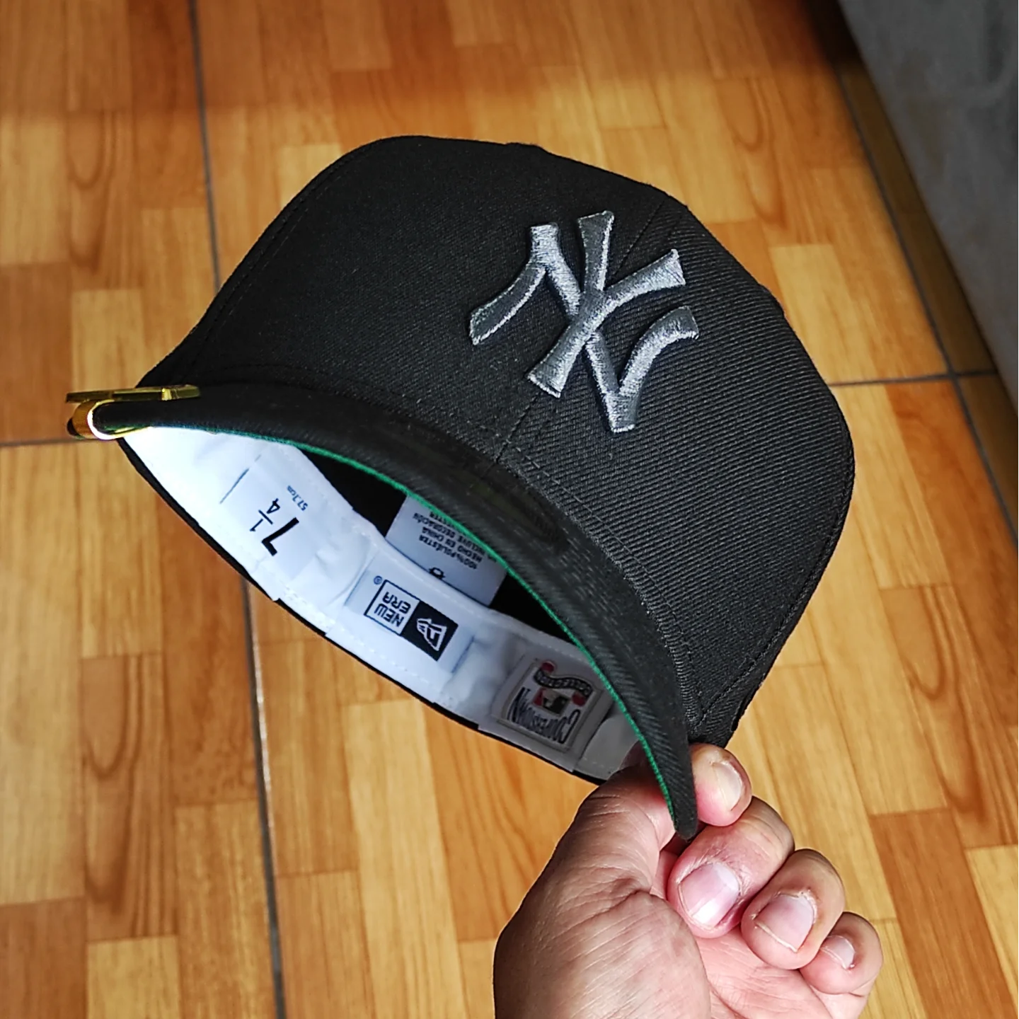 New Era New York Yankees World Series 1999 Liquid Titanium Edition 59Fifty Fitted Hat