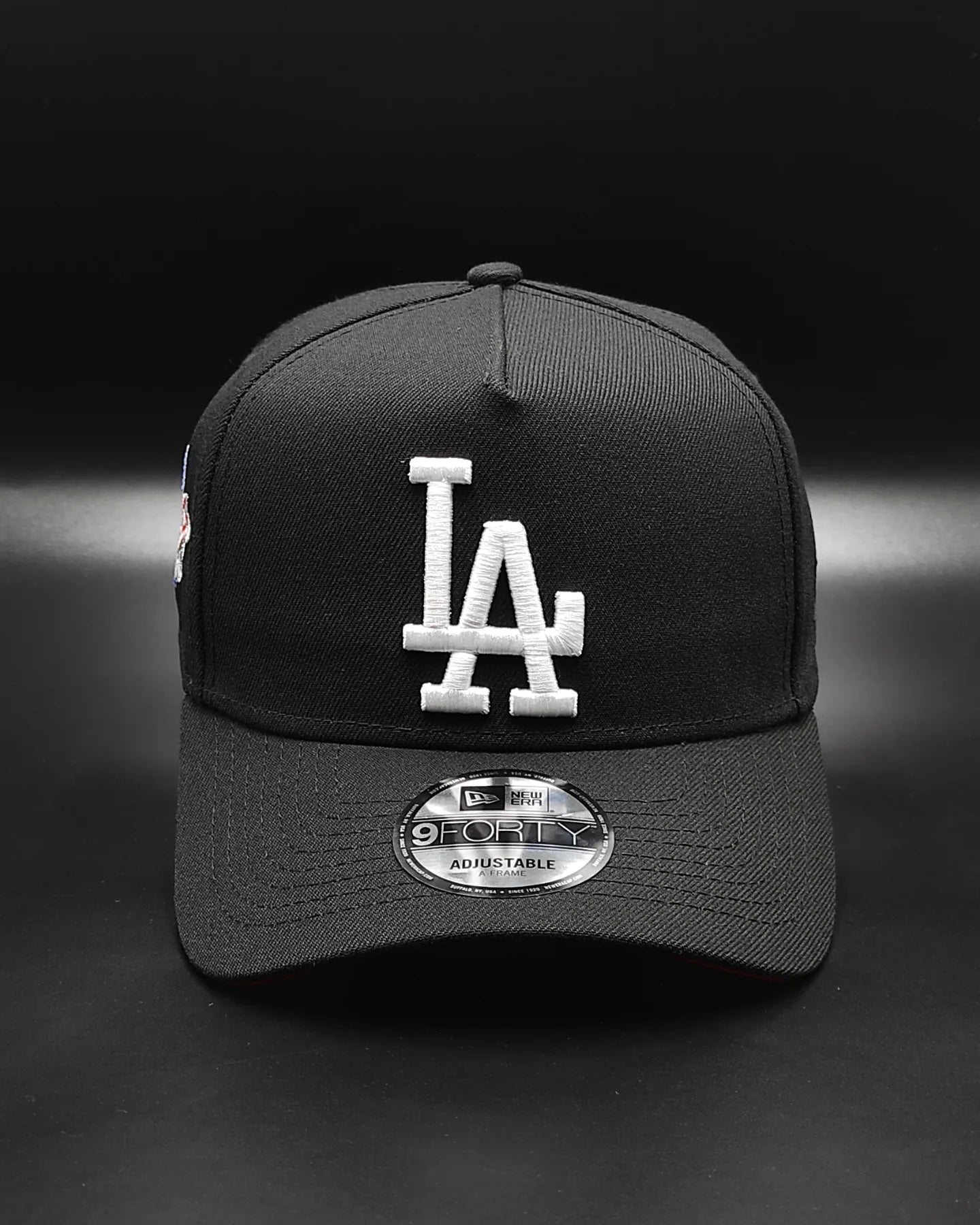 New Era Los Angeles Dodgers world series black red edition a frame snapback hat