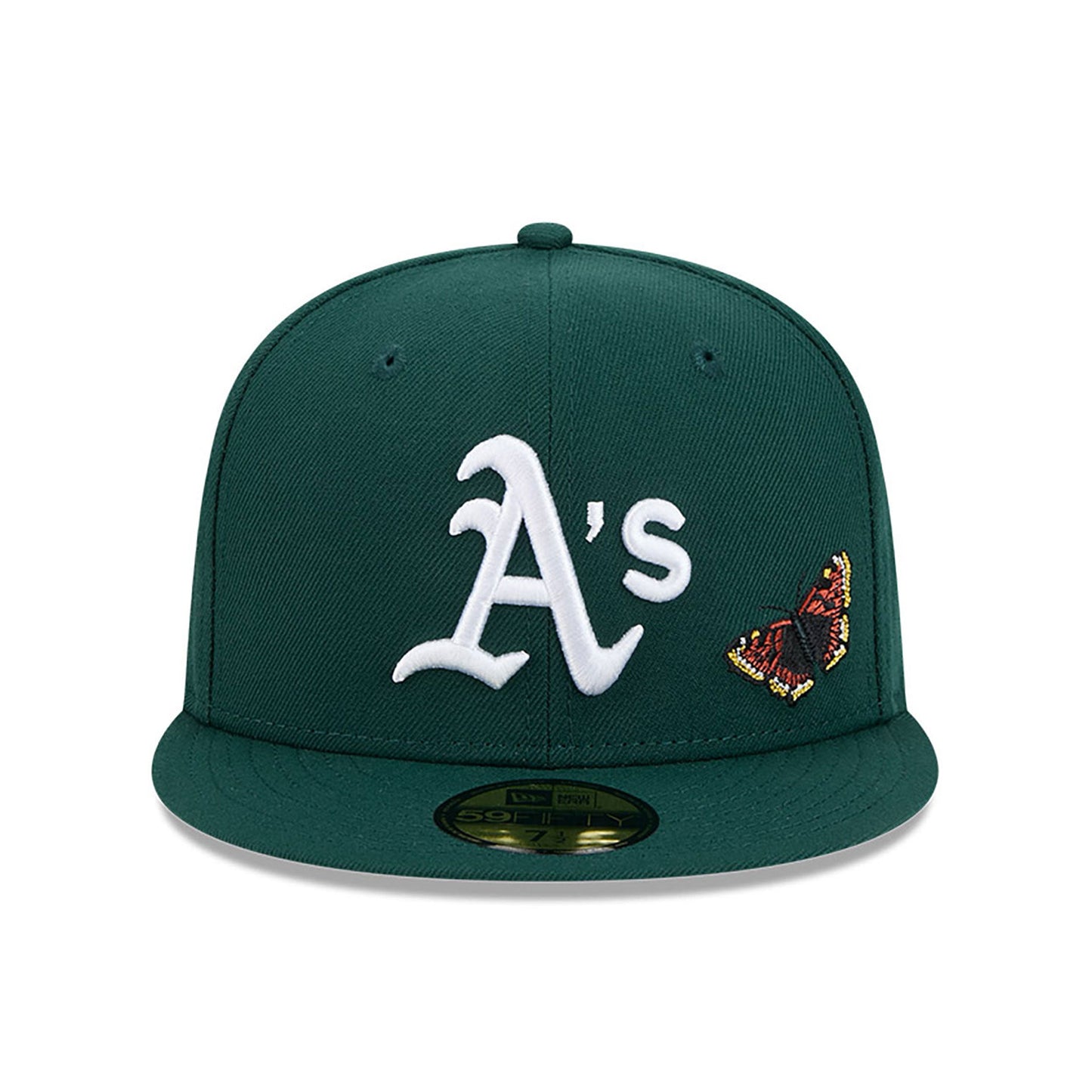 Dark green Felt Oakland Athletics Gray Bottom New Era 59Fifty Fitted