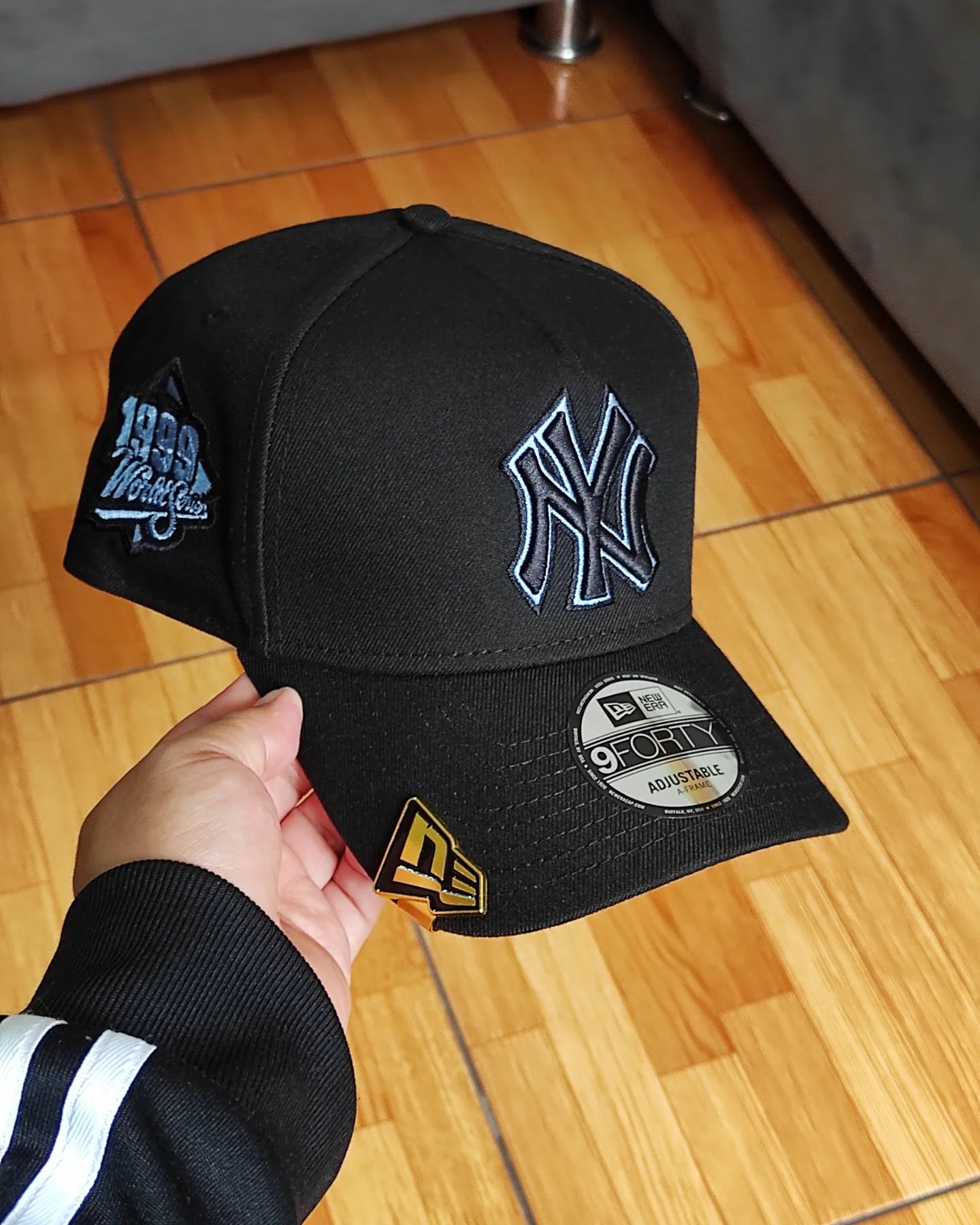 New Era New York Yankees World Series 1999 Black Sky Edition 9Forty A Frame Snapback