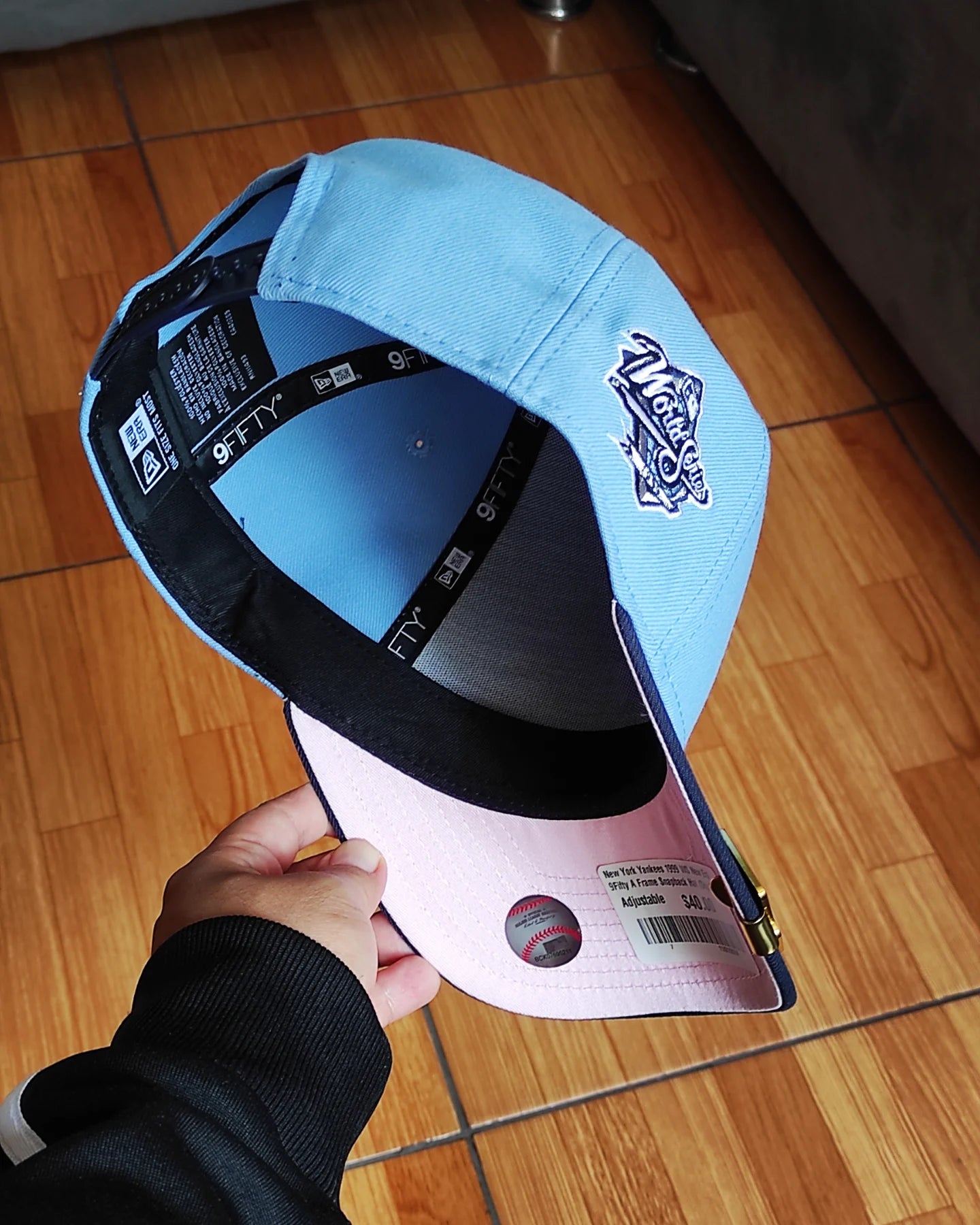 New Era New York Yankees World series 1999 SKY/Blue  Two tone 9FIFTY A-FRAME Snapback