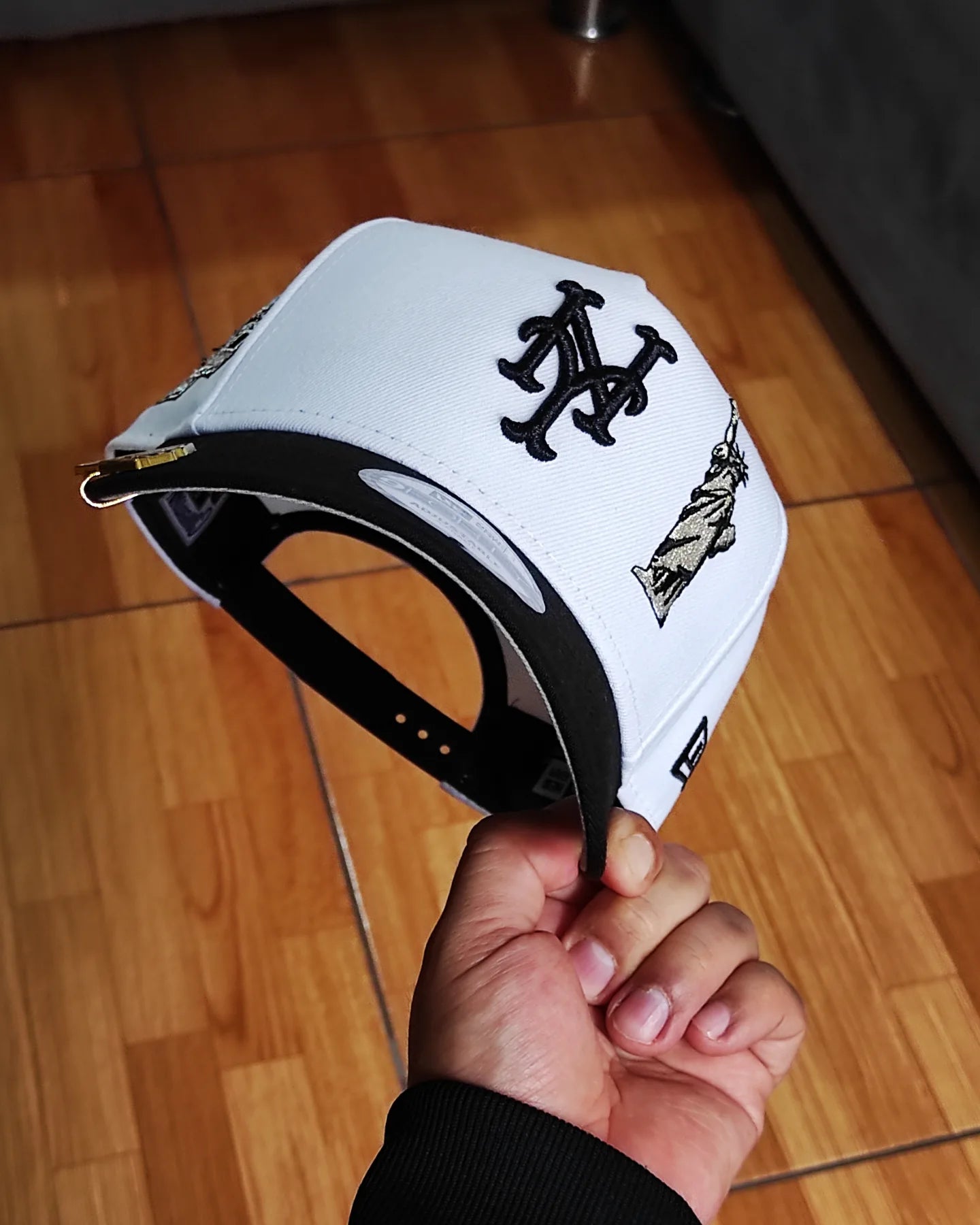 New Era New York Mets blanco negro LIBERTY 🗽 9forty a-frame