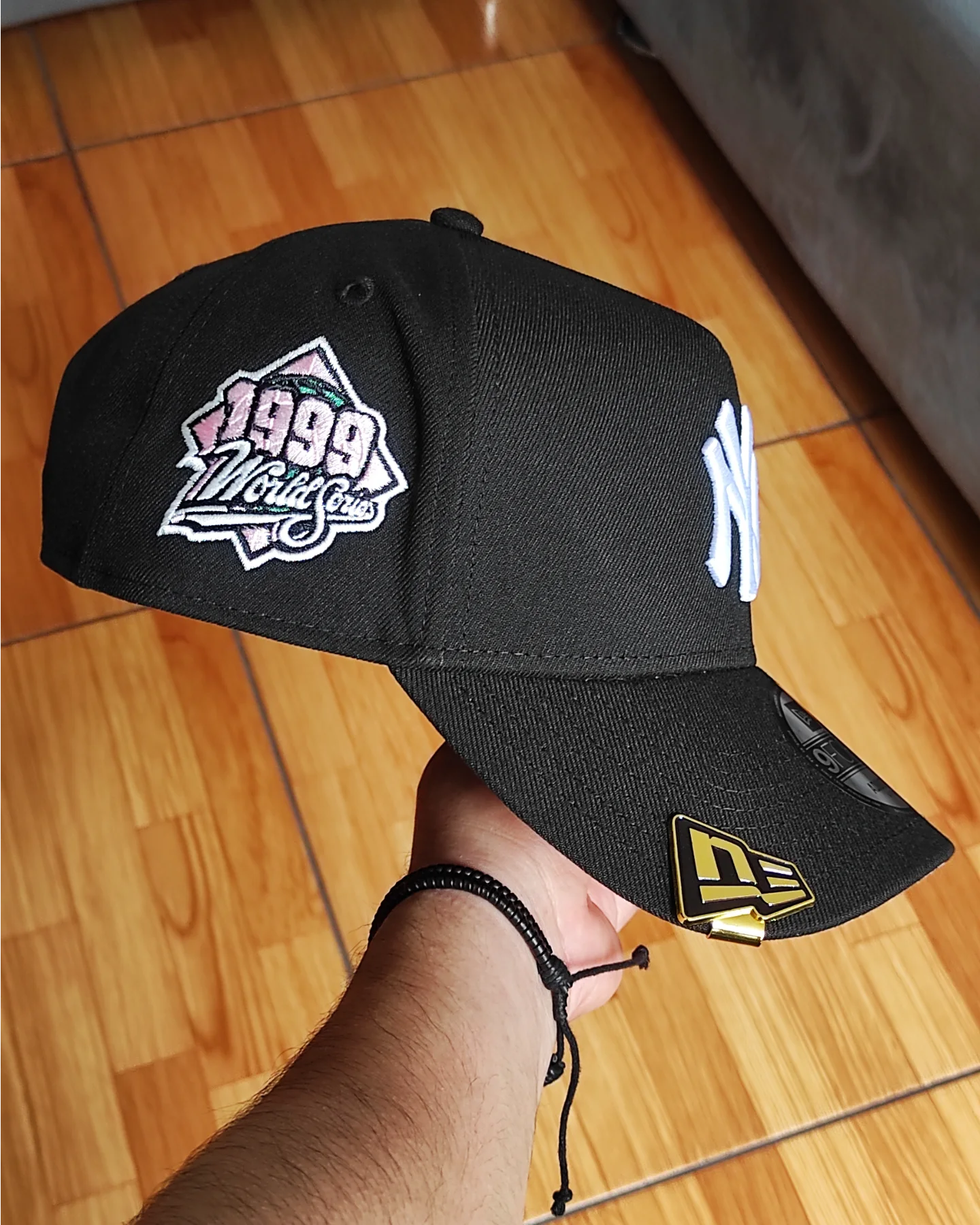 New Era New York Yankees 1999 world series black pink 9Forty A-Frame Snapback