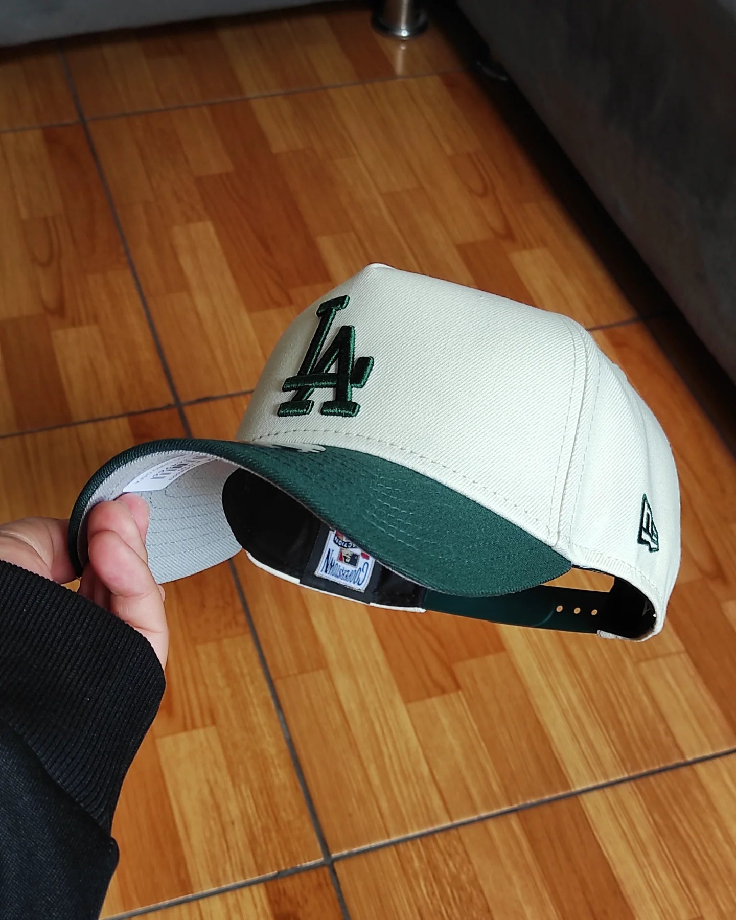 New Era Los Angeles Dodgers 100 th aniversario chromw dark green 9Forty Snapback Hat