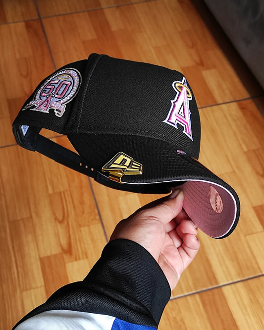 New Era Anaheim Angels 50th aniversario black/pin 9FORTY A-FRAME