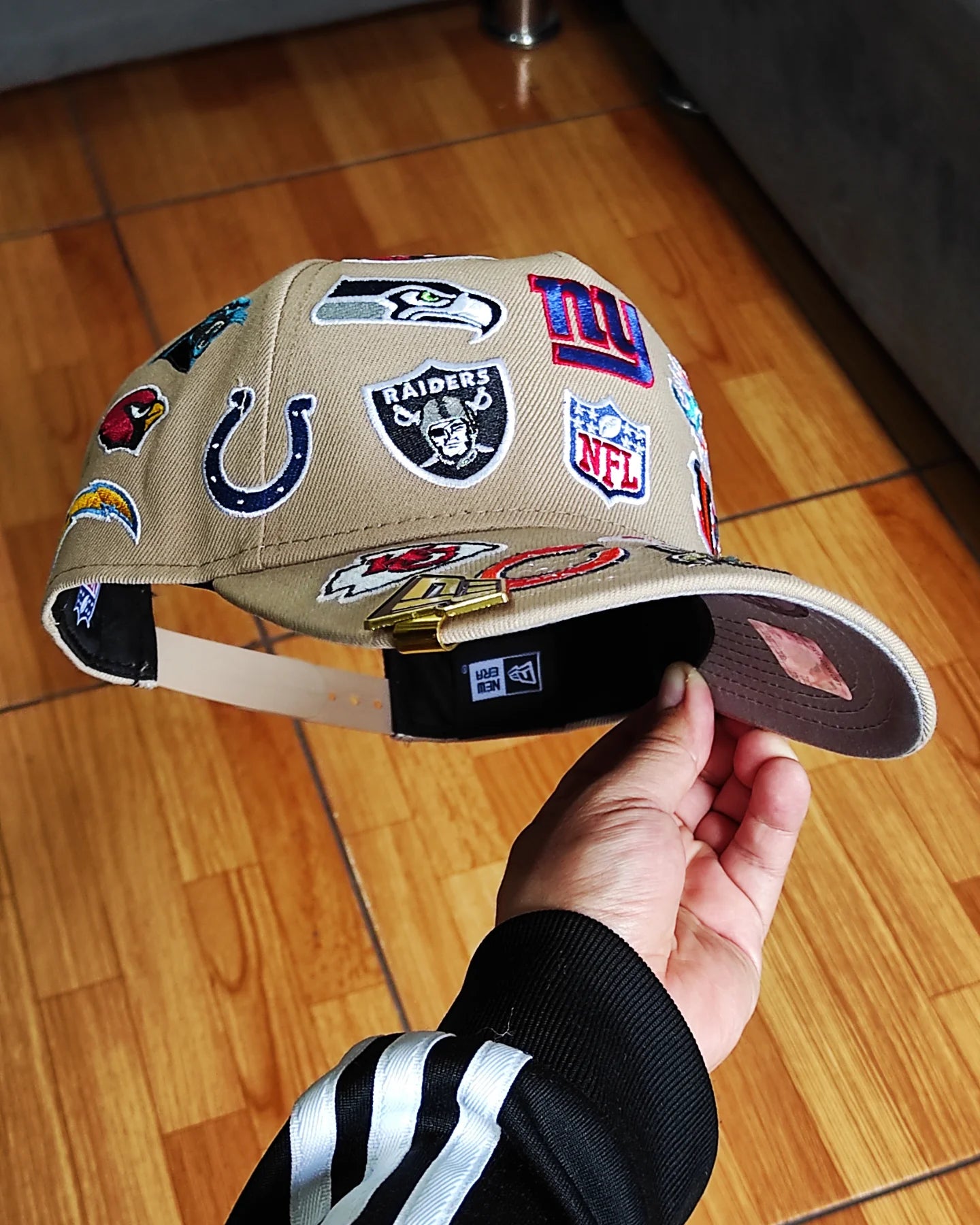 New Era NFL 'All Over 'Camel edition 9FORTY A-Frame Snapback