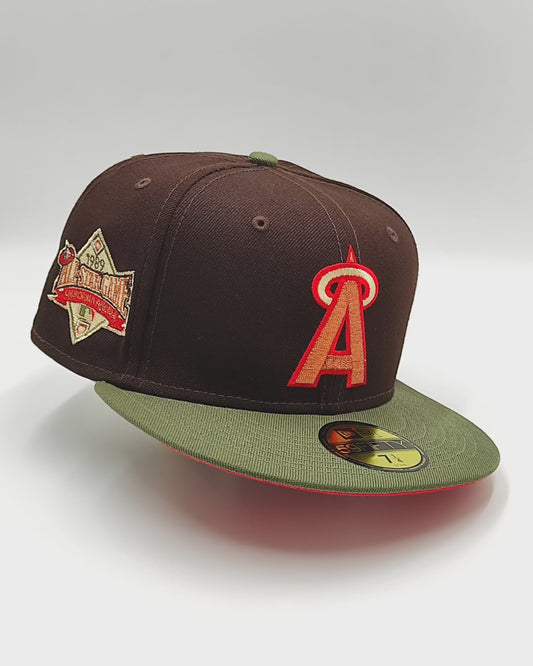 New Era California Angels all star game 1989 heavy copper two Tone edition 59fifty fitted hat