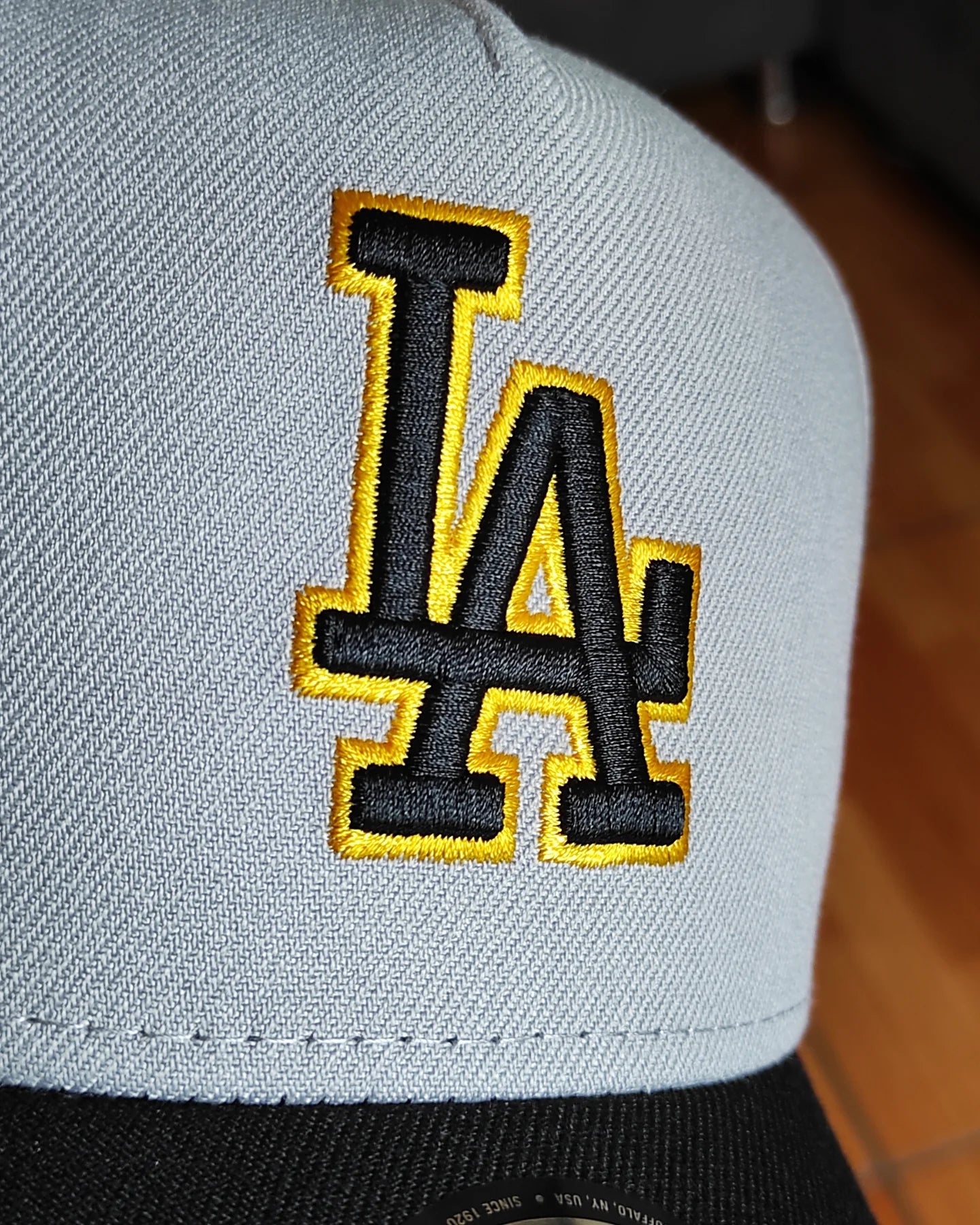 New Era Los Angeles Dodgers 40th aniversario plomo negro - 9 Forty A-FRAME