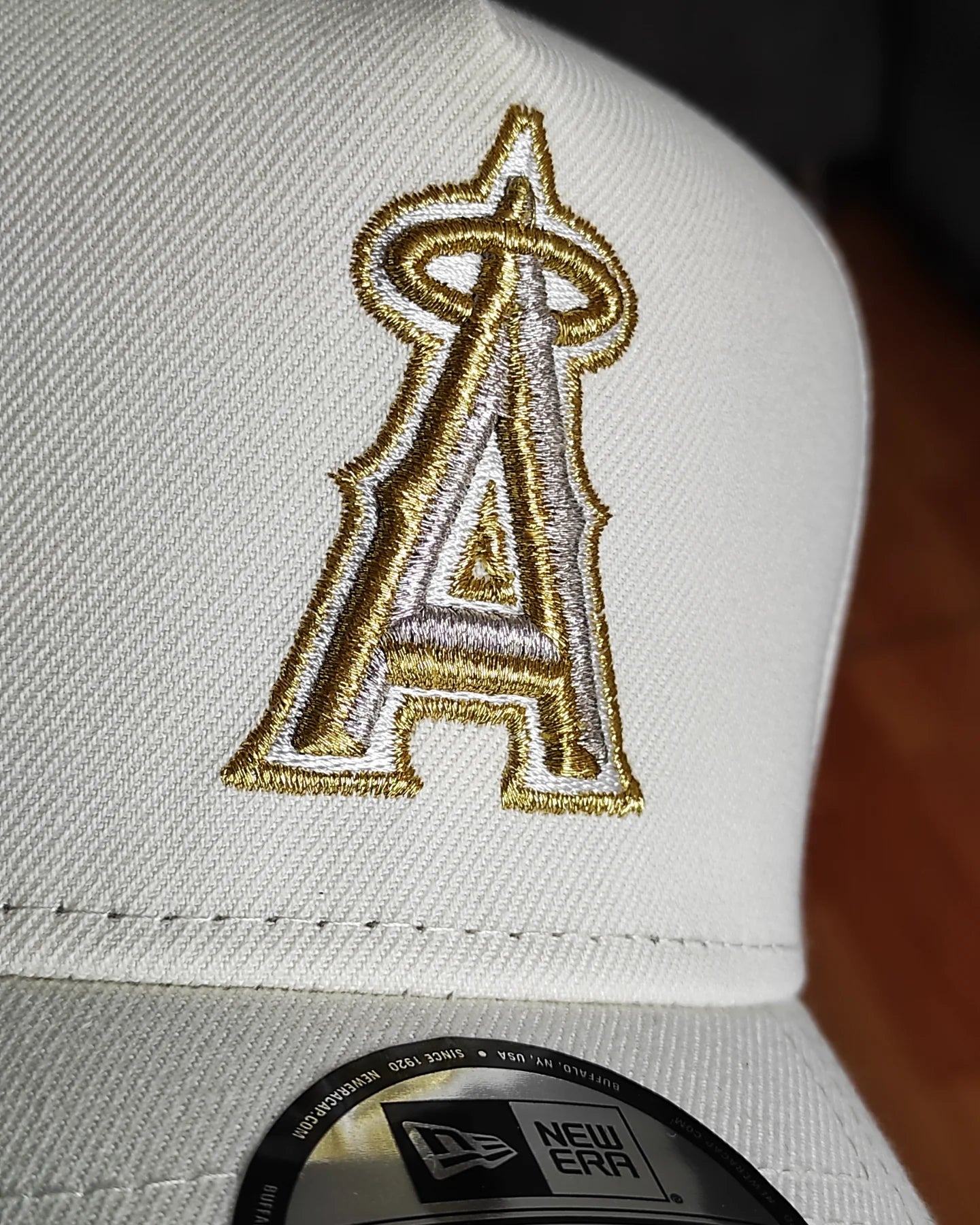 New Era Anaheim Angels Chrome Metallic Prime Edition 9Forty A Frame Snapback Hat