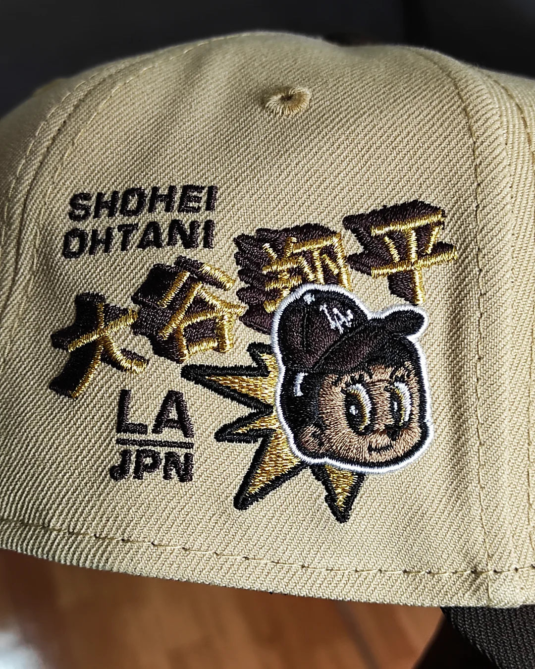 New Era Los Angeles Dodgers Ohtani Vegas Gold Two Tone Edition 9Forty A Frame Snapback Hat