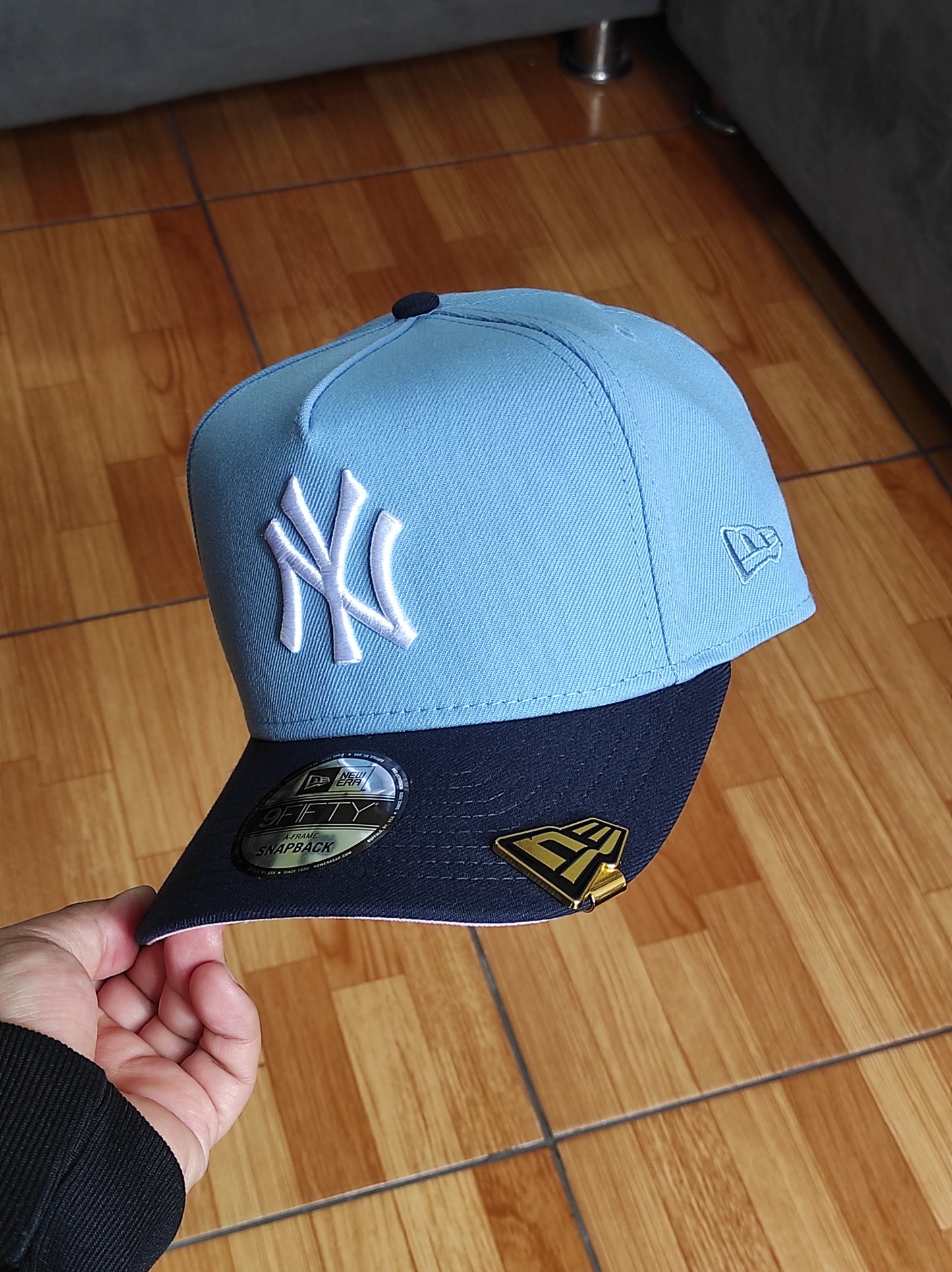 New Era New York Yankees World series 1999 SKY/Blue  Two tone 9FIFTY A-FRAME Snapback