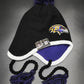 Baltimore Ravens GREY STRIPETOP Knit Beanie Hat by New Era