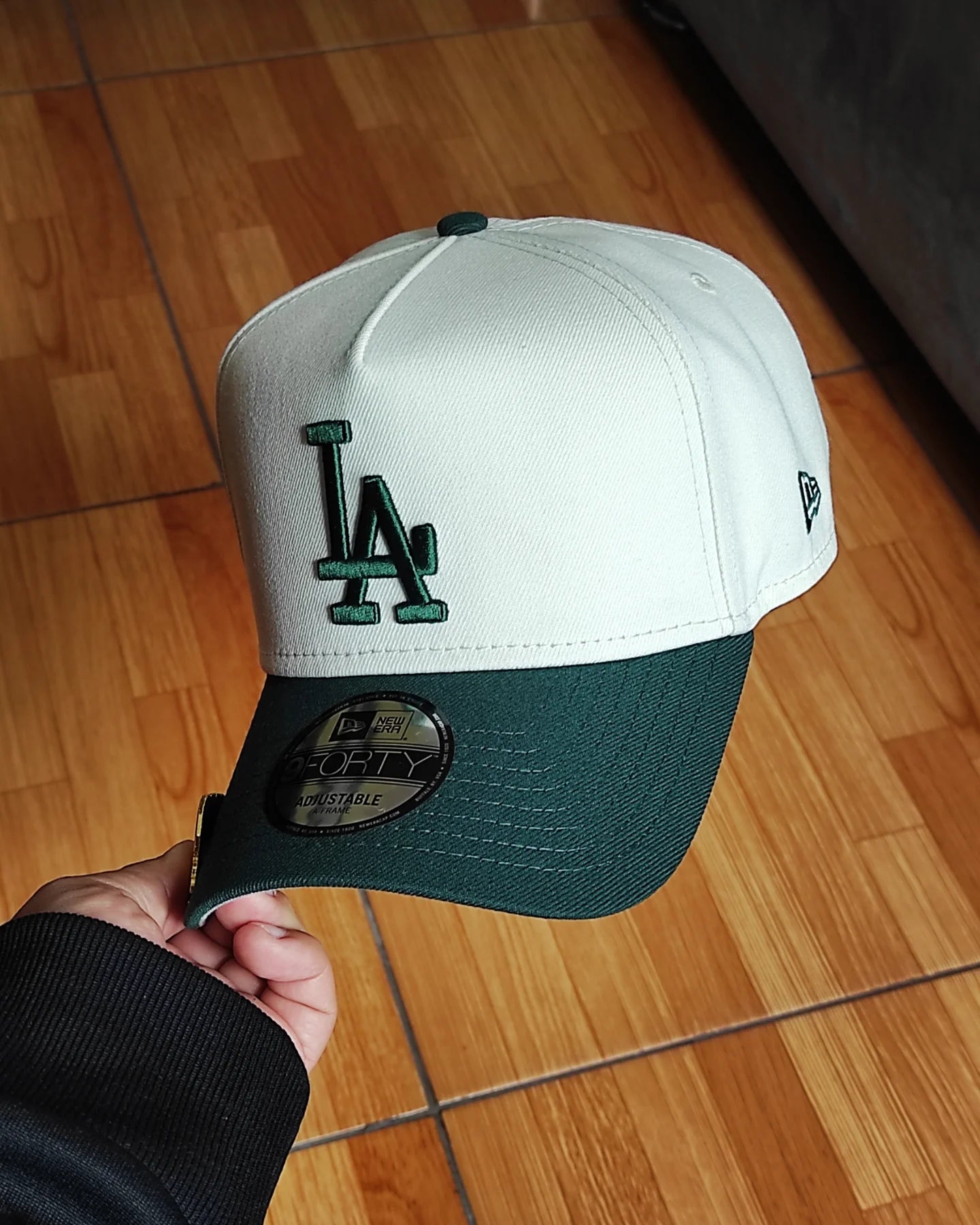 New Era Los Angeles Dodgers 100 th aniversario chromw dark green 9Forty Snapback Hat