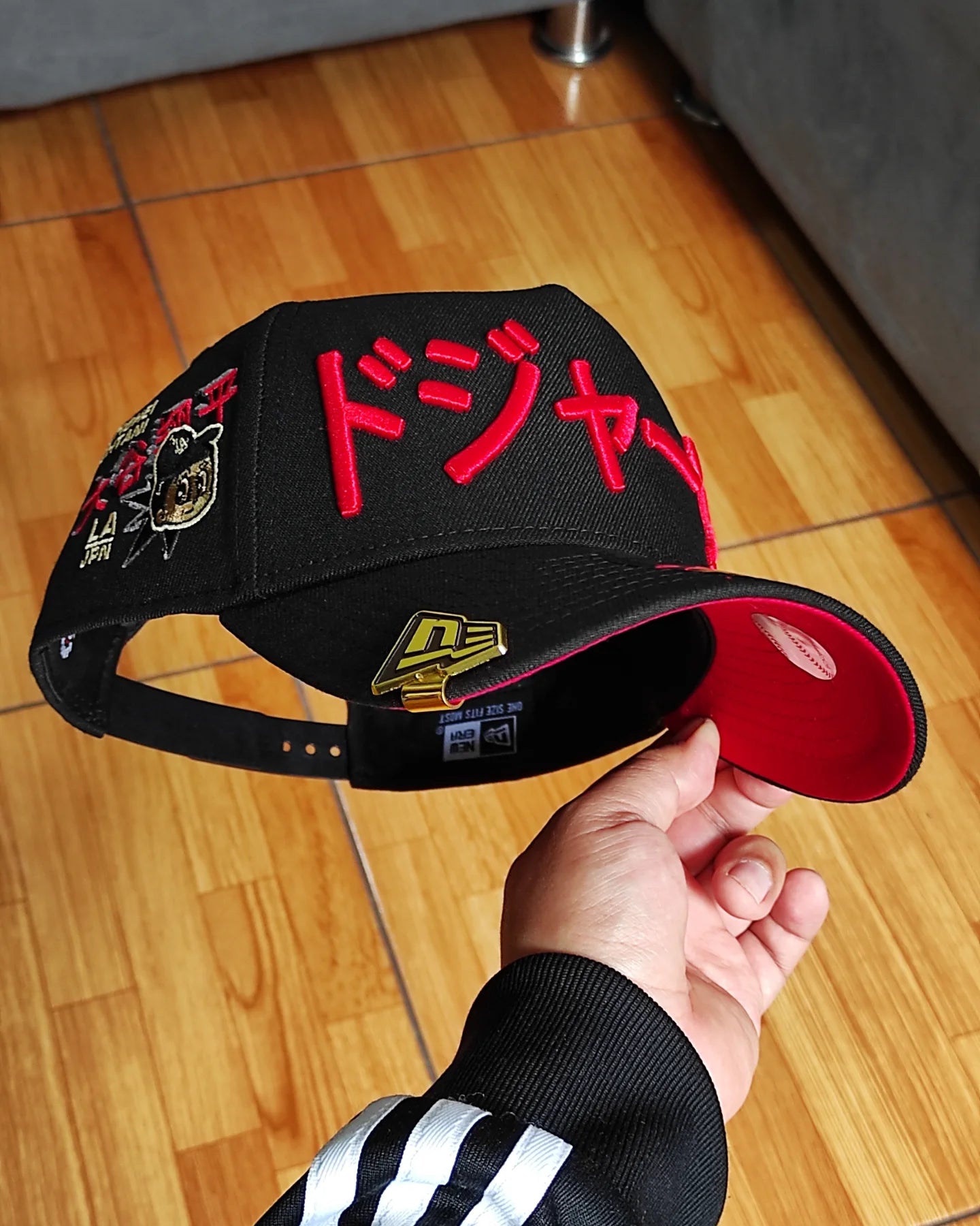 New Era Los Angeles Dodgers Ohtani Black Red Edition 9Forty A Frame Snapback Hat