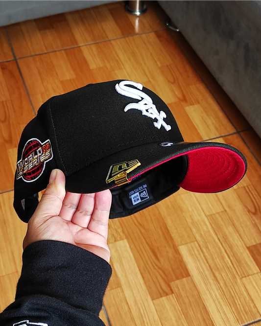 New Era Chicago White Sox world series black red 9 FIFTY Snapback