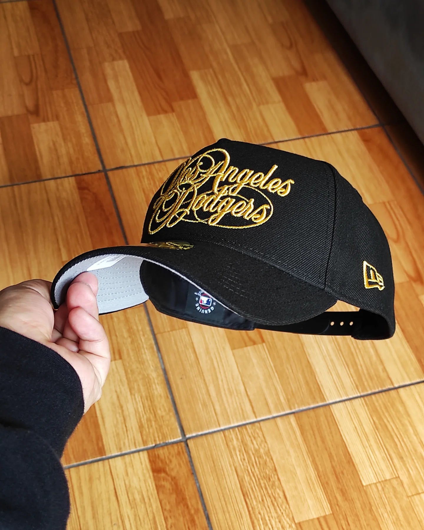 New Era Los Angeles Dodgers SCRIPT gold premium 9 FORTY A-FRAME