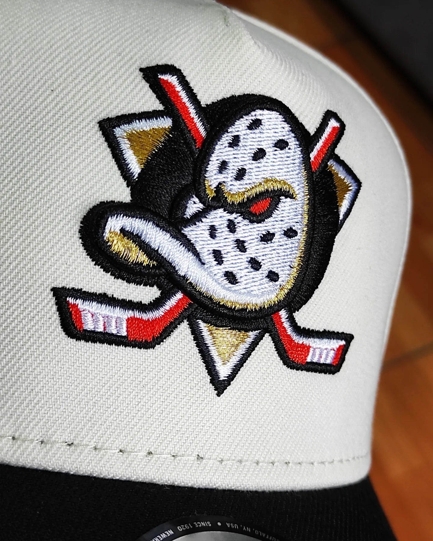 New Era Anaheim Ducks 30th aniversario Chrome two Tone 9 FORTY A-FRAME SNAPBACK