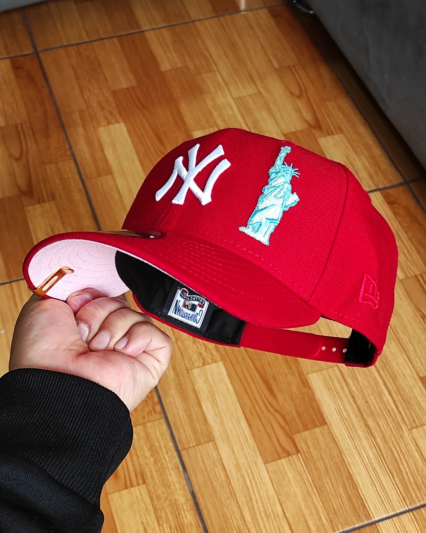 New Era New York Yankees 100th aniversario colección Liberty 🗽 9FIFTY Snapback - rojo