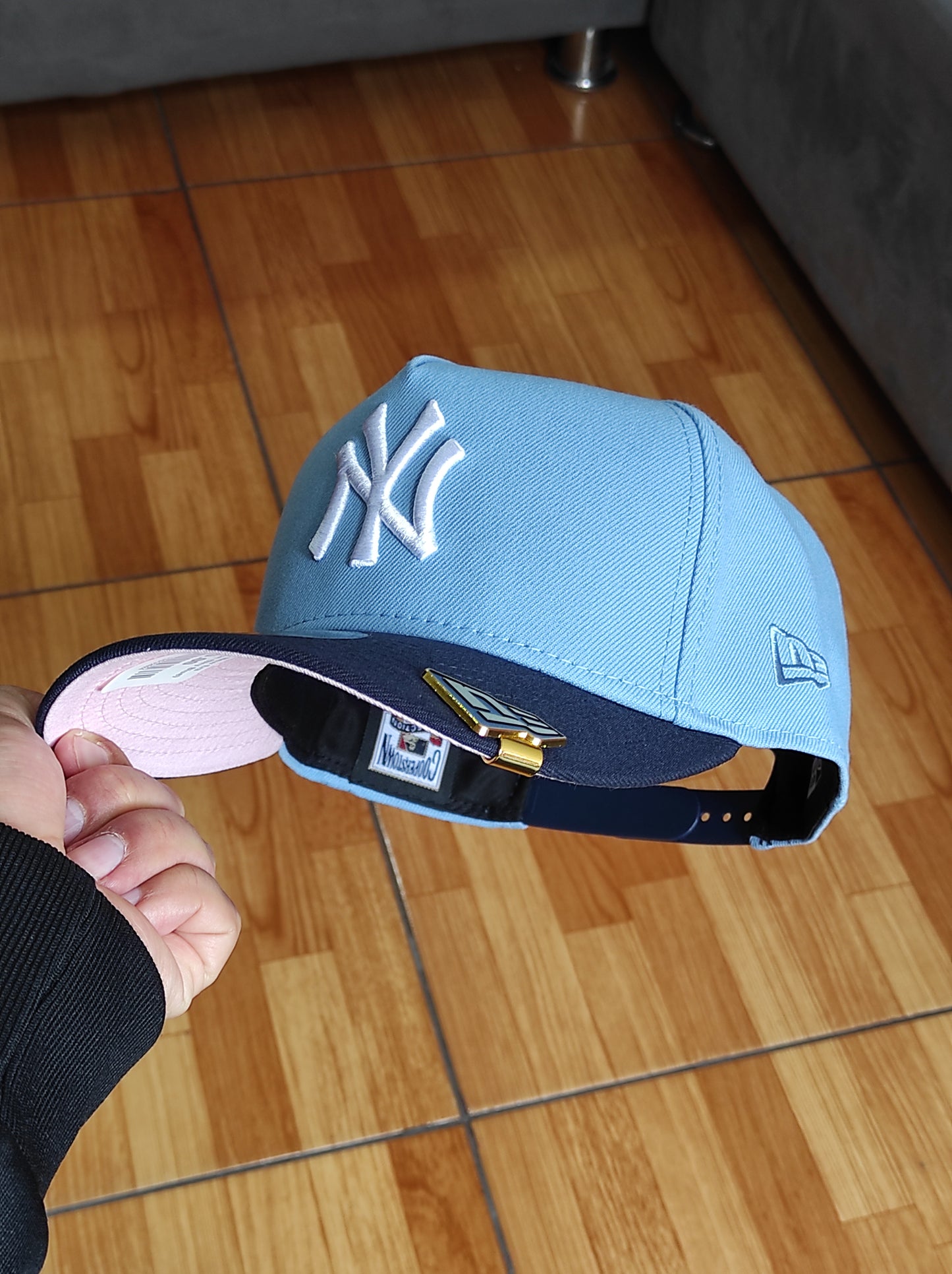 New Era New York Yankees World series 1999 SKY/Blue  Two tone 9FIFTY A-FRAME Snapback