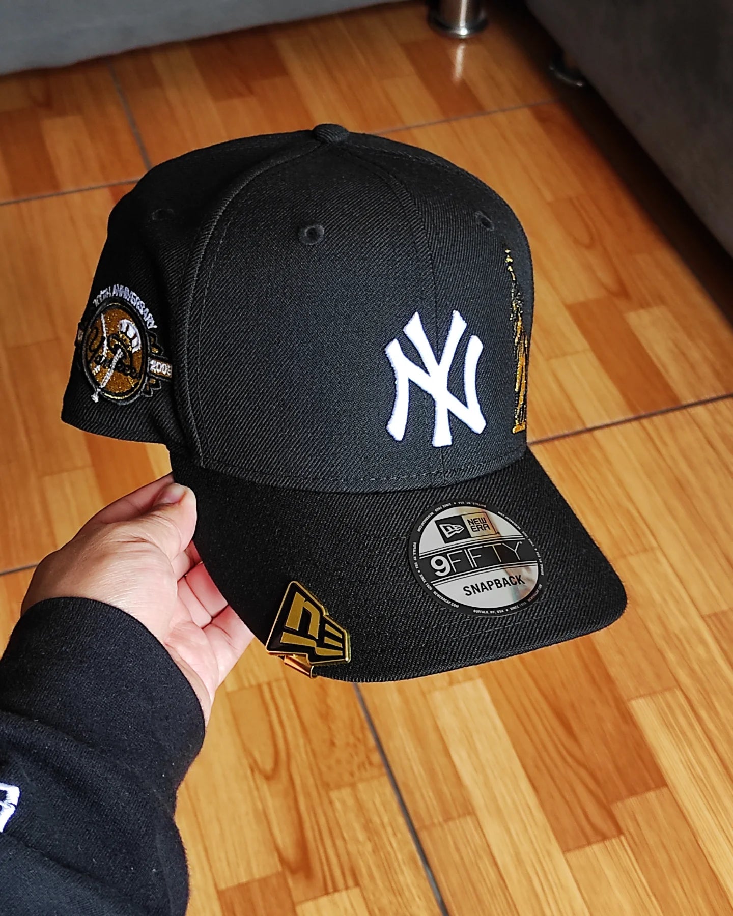 New Era New York Yankees 100th aniversario series colección Liberty 🗽 9 FIFTY Snapback - negro