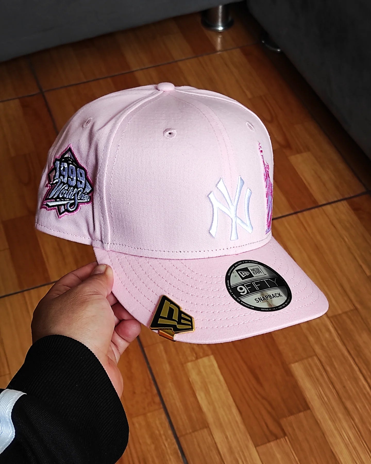 New Era New York Yankees 1999 world series colección Liberty 🗽 9 FIFTY Snapback - pink