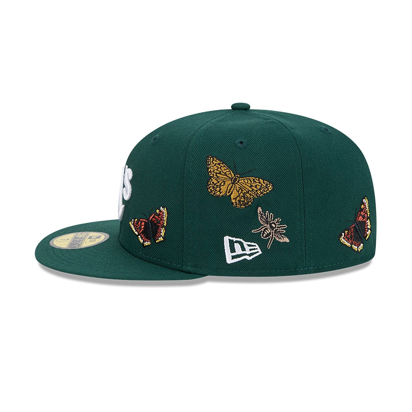 Dark green Felt Oakland Athletics Gray Bottom New Era 59Fifty Fitted