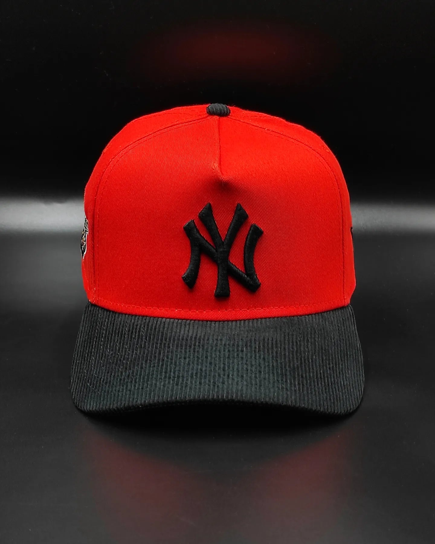 New Era New York Yankees naranja/ negro🎃 Corduroy 9 forty aframe Snapback