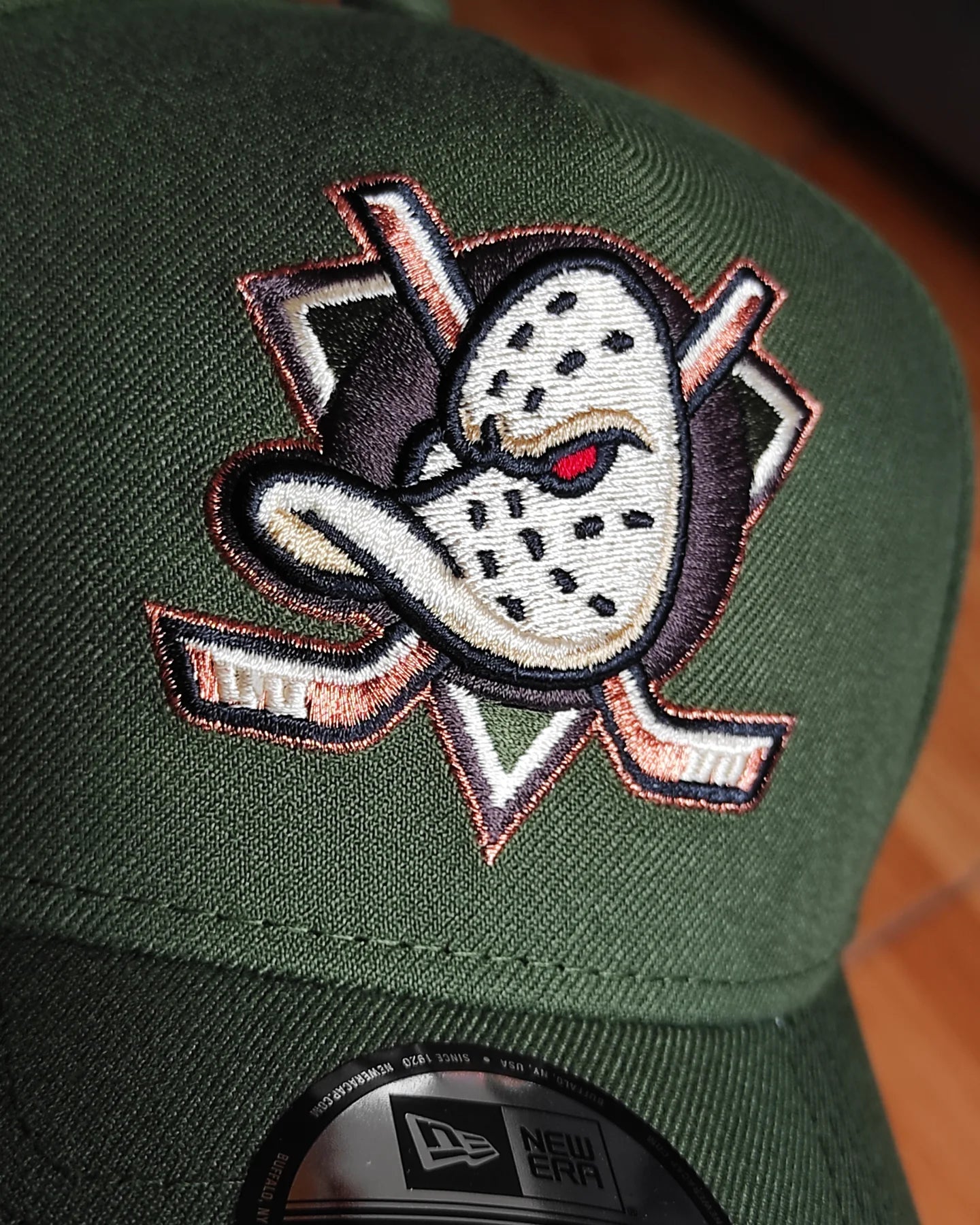 New Era Anaheim Ducks 30th Anniversary Horror Pack🔪  Green Edition 9Forty A Frame Snapback Hat