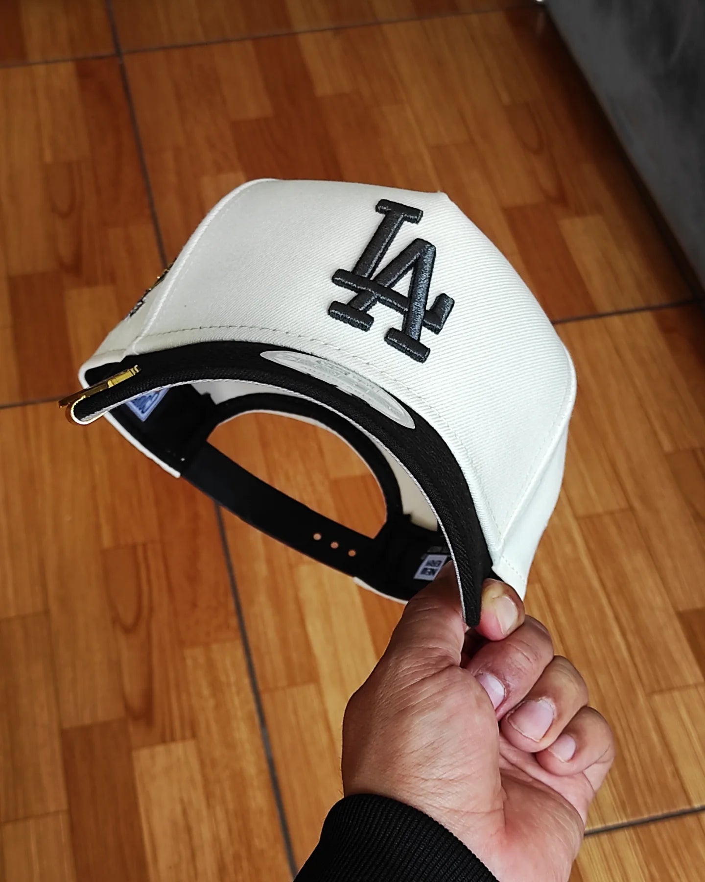 New Era Los Angeles Dodgers 100 TH aniversario Chrome black 9 Forty A-FRAME