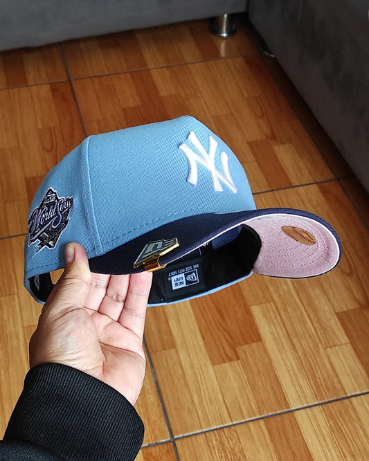 New Era New York Yankees World series 1999 SKY/Blue  Two tone 9FIFTY A-FRAME Snapback