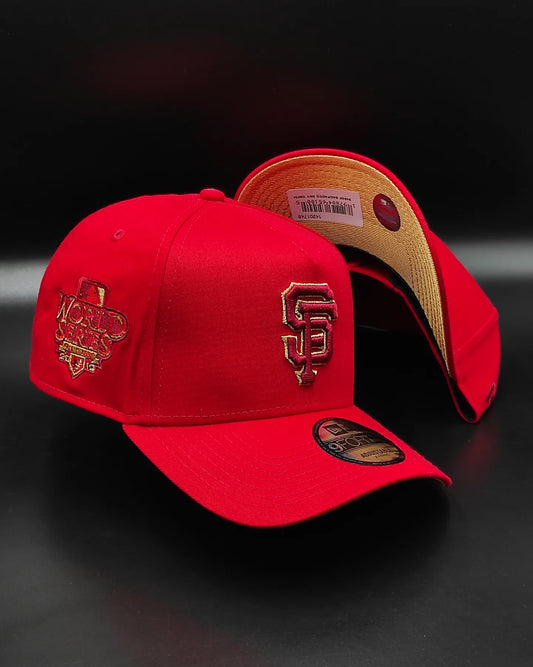 New era San Francisco Gigantes colección año del dragón 9 FORTY AFRAME color rojo🐉🈵