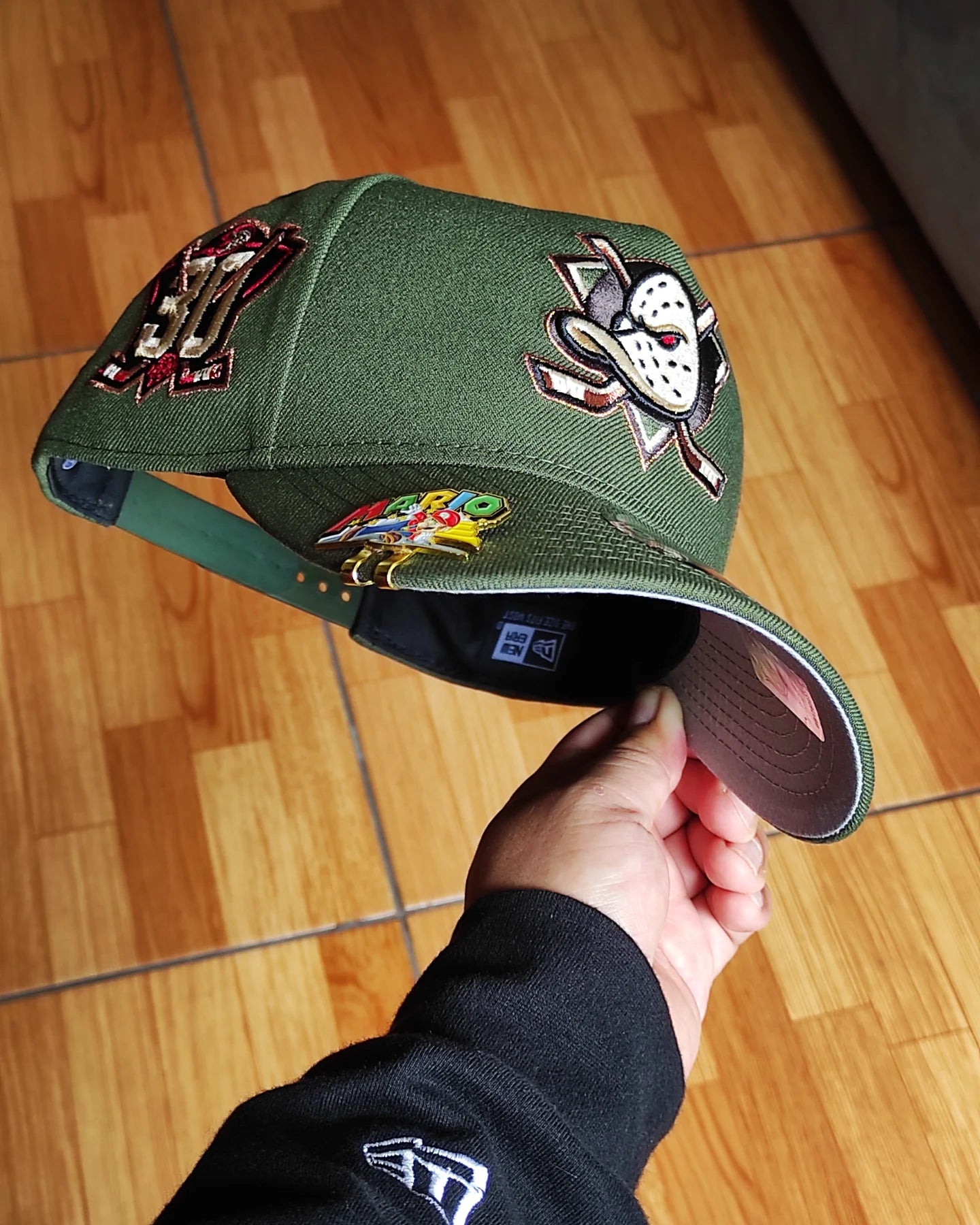 New Era Anaheim Ducks 30th Anniversary Horror Pack🔪  Green Edition 9Forty A Frame Snapback Hat