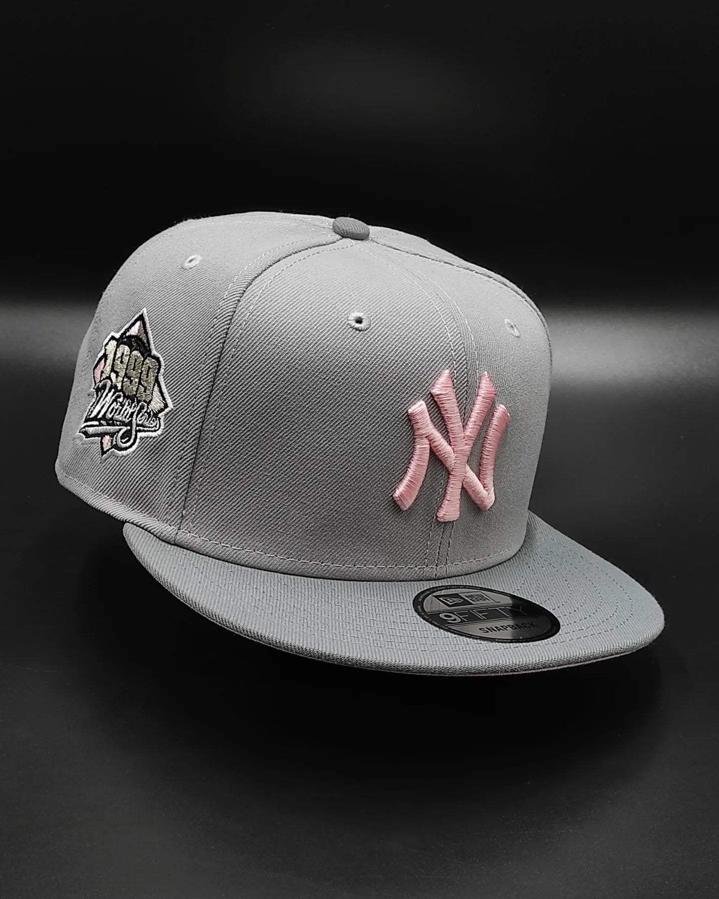 New Era New York Yankees world series 1999 gray pink 9 FIFTY Snapback