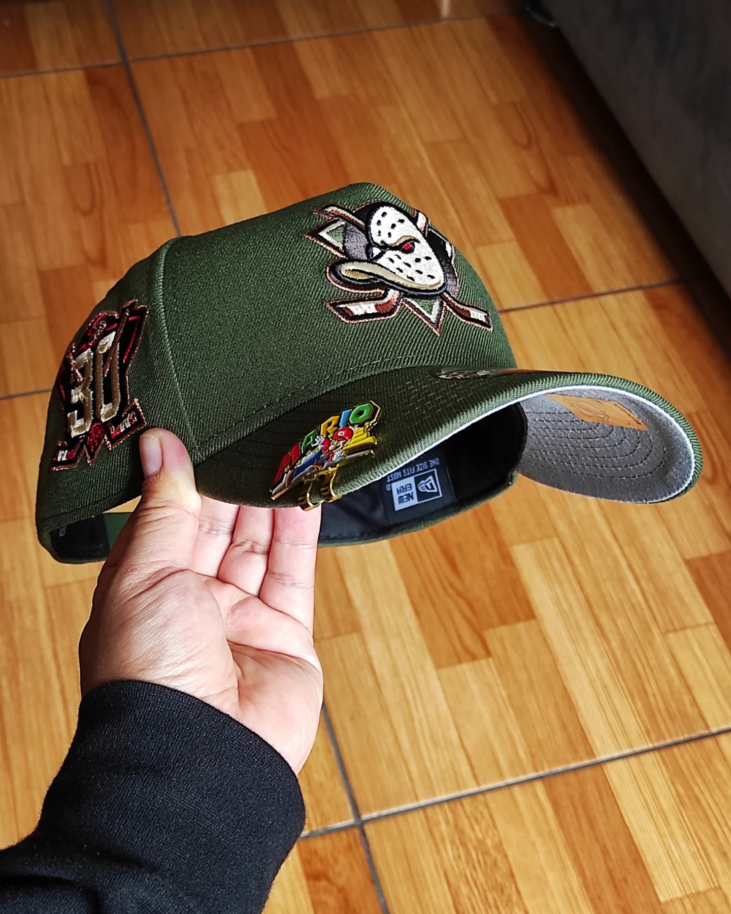 New Era Anaheim Ducks 30th Anniversary Horror Pack🔪  Green Edition 9Forty A Frame Snapback Hat