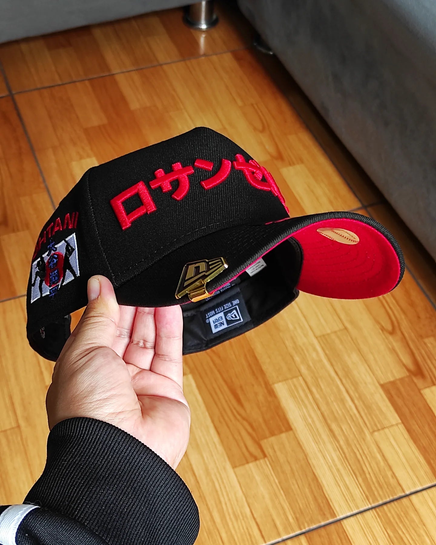 New Era Los Angeles Dodgers Shohei Ohtani Black Red Prime Edition 9Forty A Frame Snapback