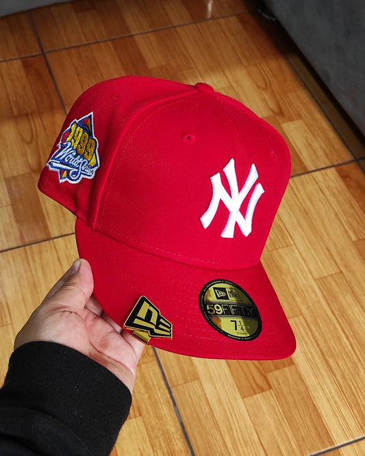 New Era New York Yankees World series 1999  red  59fifty fitted