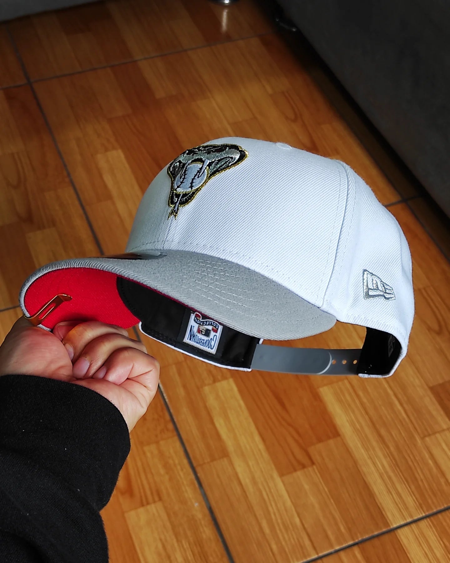 New Era Arizona diamondbacks light gray red 1998 inaugural season 9FIFTY SNAPBACK