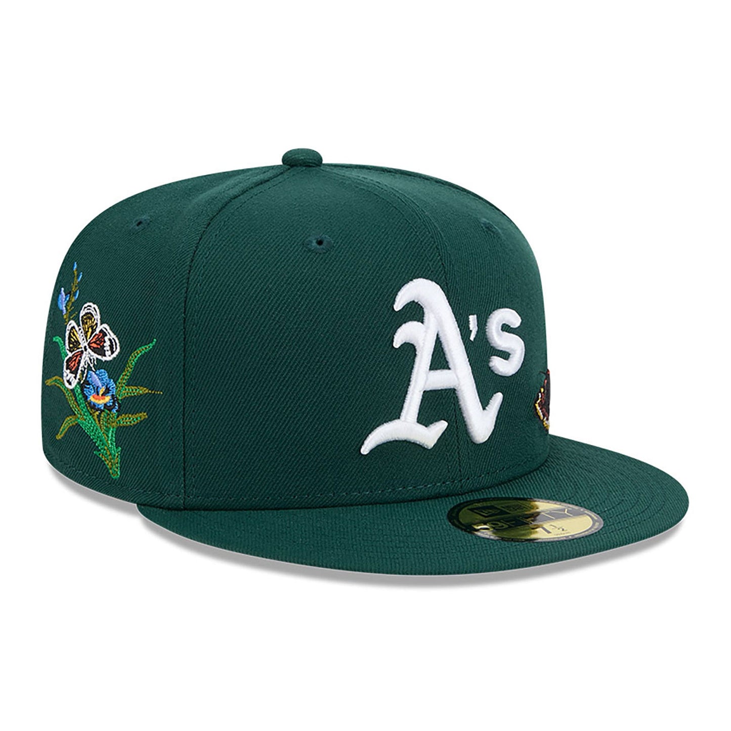 Dark green Felt Oakland Athletics Gray Bottom New Era 59Fifty Fitted