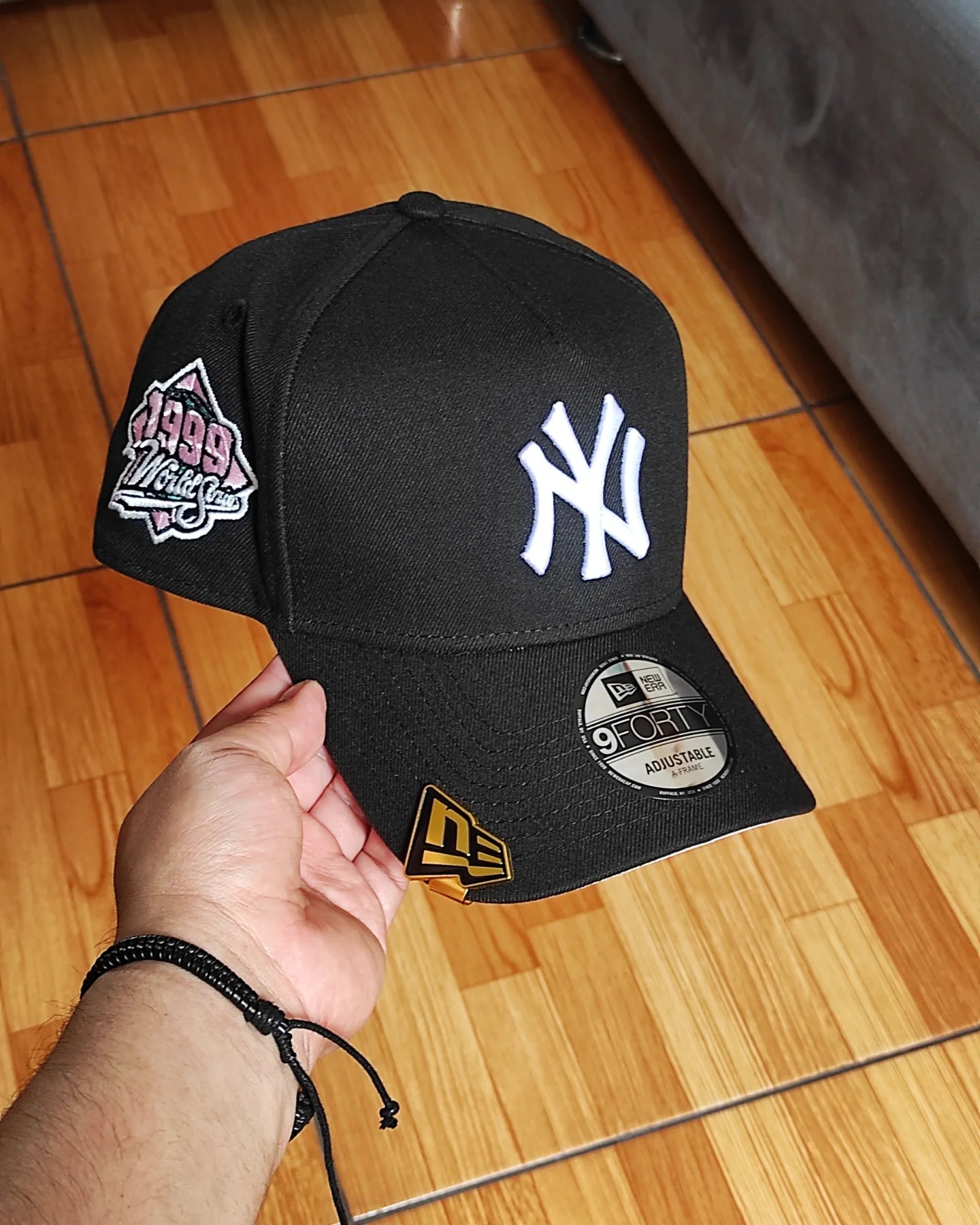 New Era New York Yankees 1999 world series black pink 9Forty A-Frame Snapback