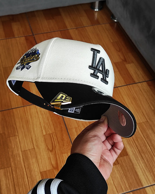 New Era Los Angeles Dodgers 100 TH aniversario Chrome black 9 Forty A-FRAME