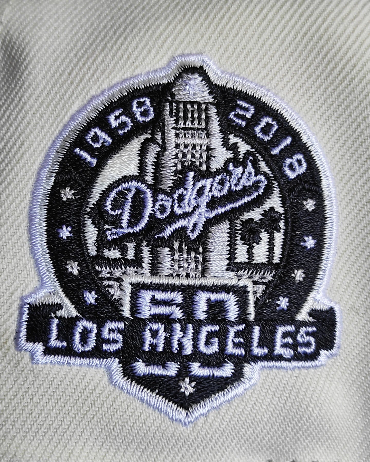 New Era Los Angeles Dodgers upside logo 60th aniversario Chrome black 9 Fifty Snapback