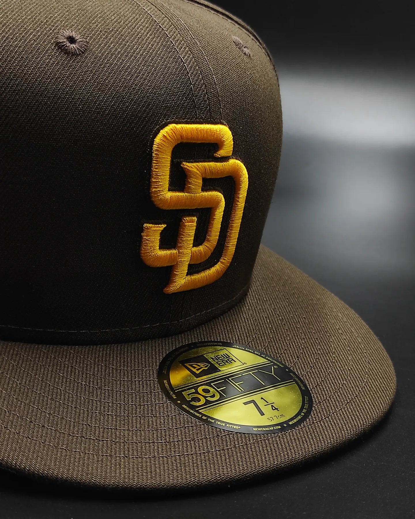 New Era San Diego padres 50th anniversary brown yellow edition 59fifty fitted hat