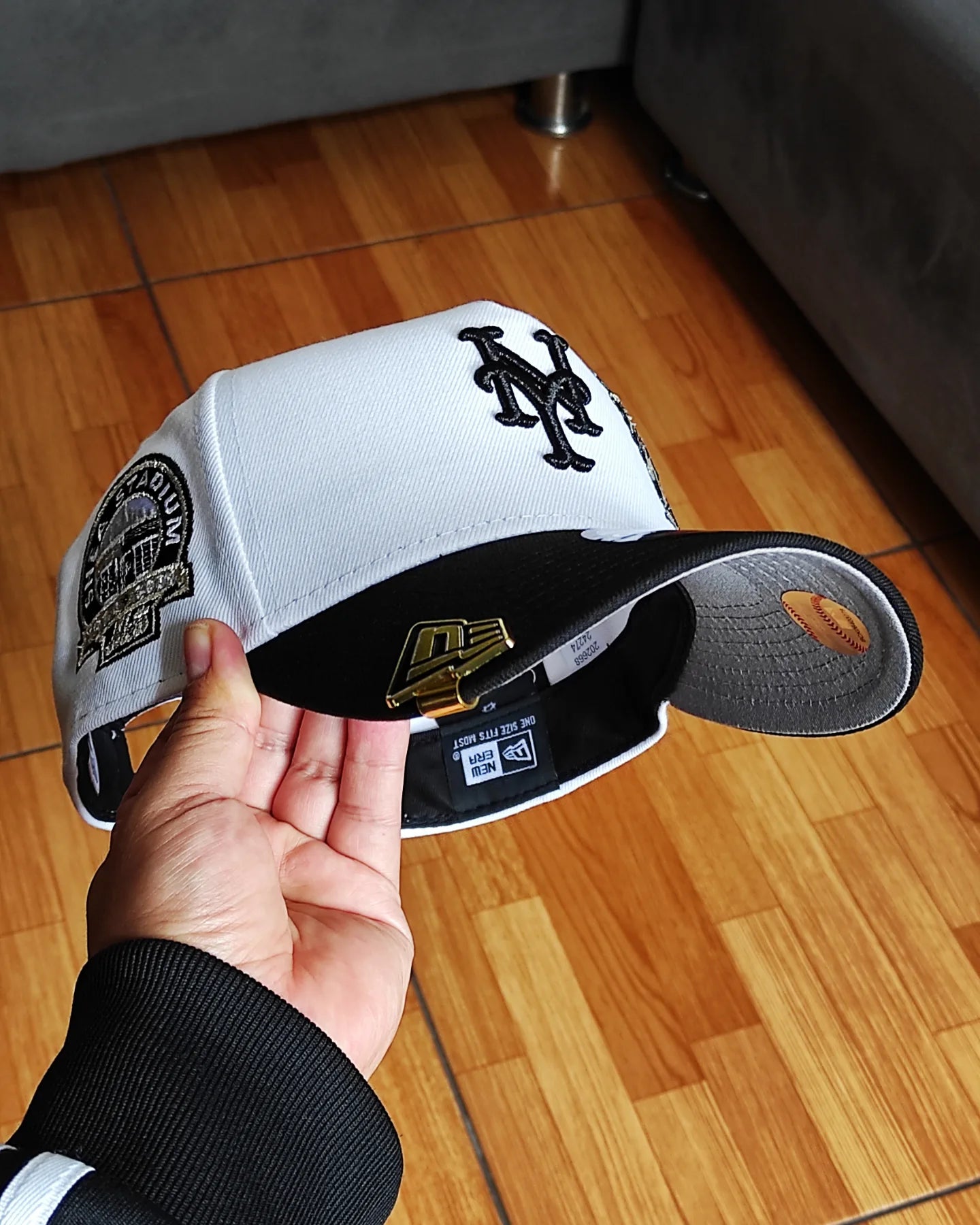 New Era New York Mets blanco negro LIBERTY 🗽 9forty a-frame