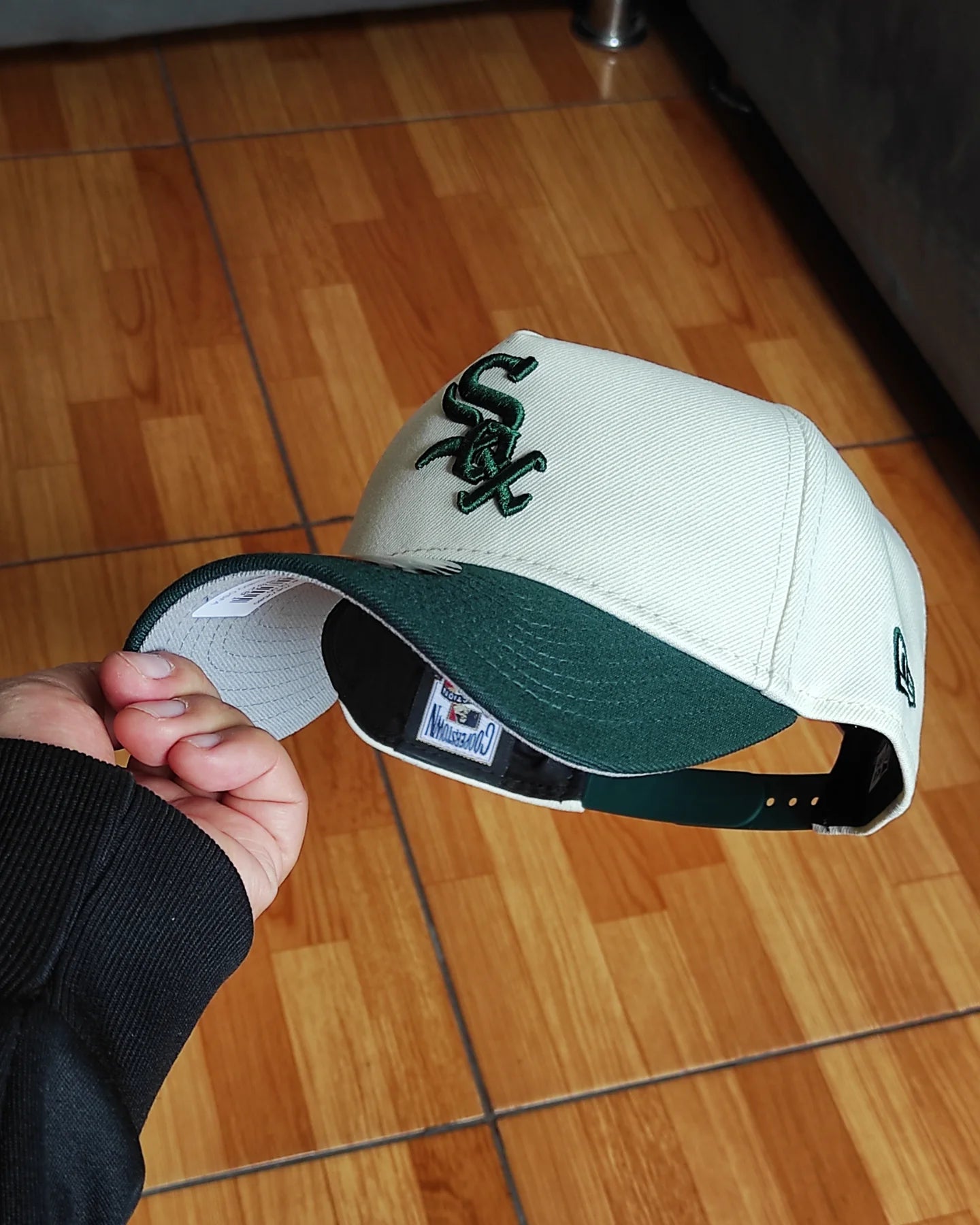 New Era Chicago White Sox comiskey chrome dark green 9Forty Snapback Hat