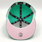 New York Yankees 1999 WORLD SERIES Exclusive New Era 59Fifty Fitted Hat - Teal/Pink Bottom